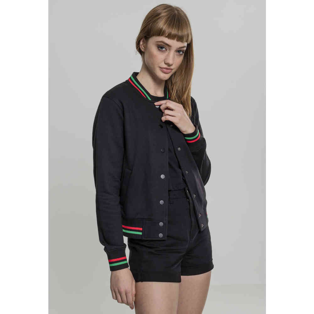 Ladies Sweat College Jacke rot Ladies Sweat College Jacke rot